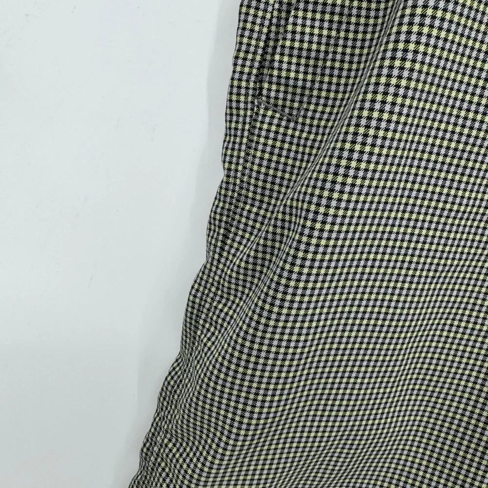 Callaway Black Gray & Green Checkered Golf Shorts With Grip Waistband Men's 38